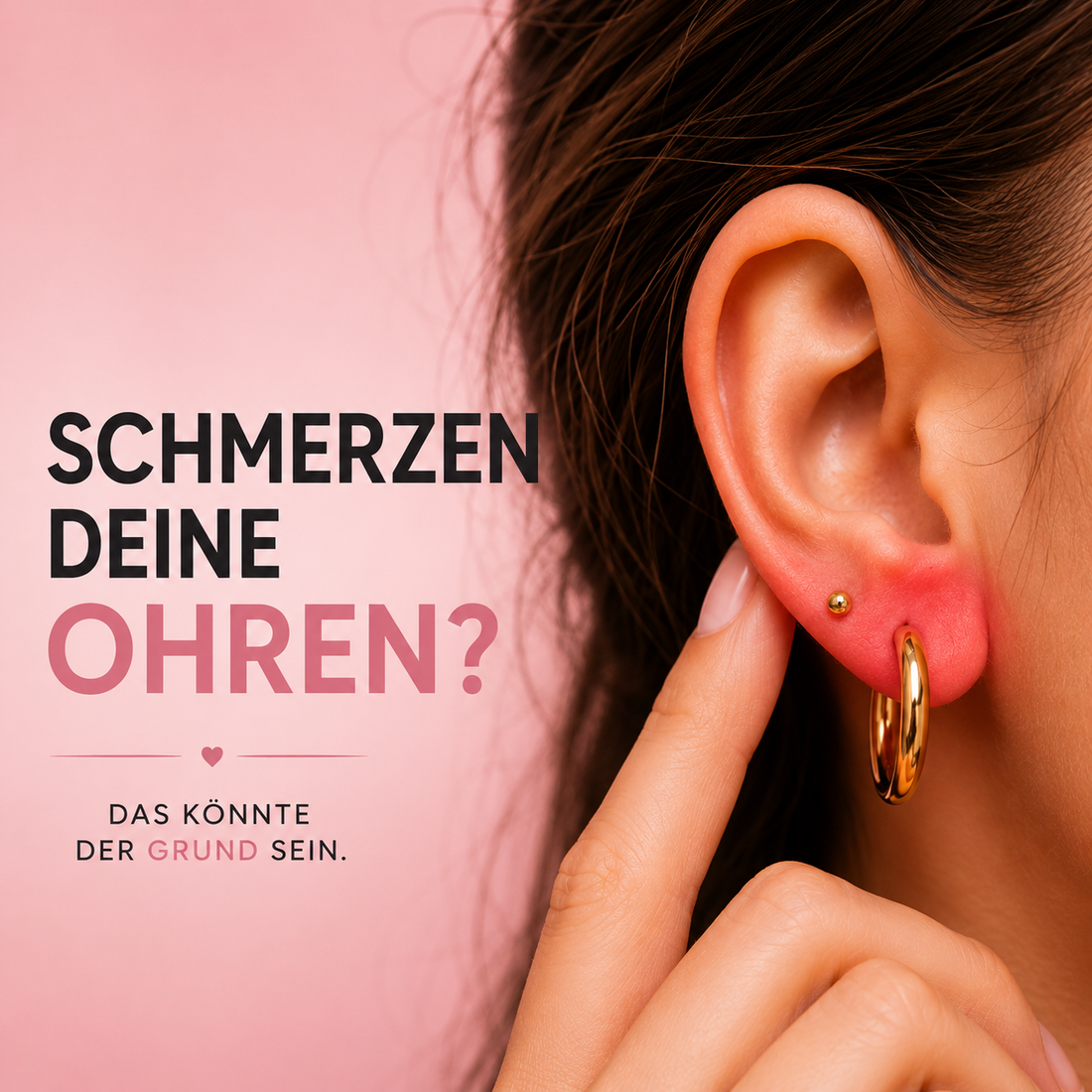 Warum drücken, schmerzen oder röten meine Ohren?