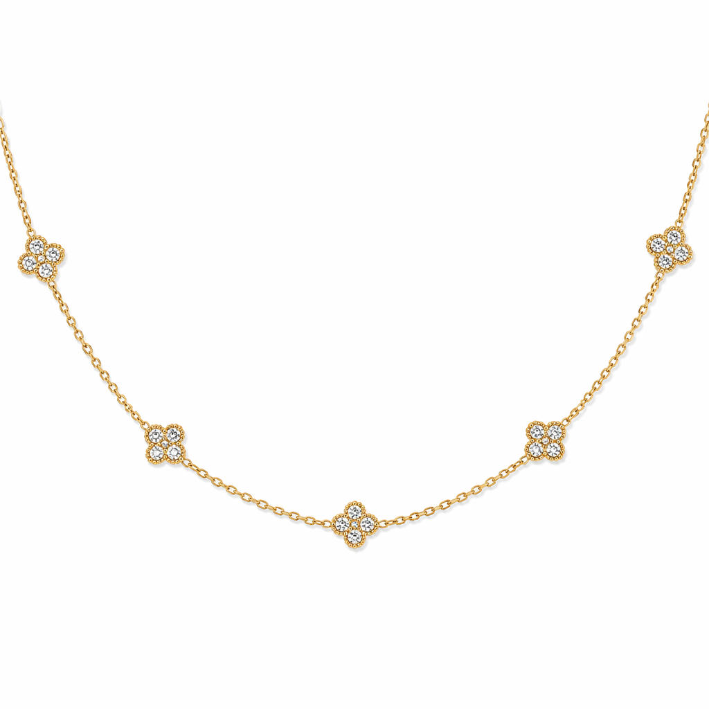Royal Queen Necklace 14K vergoldet