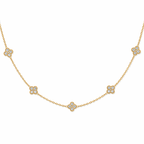 Royal Queen Necklace 14K vergoldet
