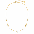 Crystal Queen Necklace 14K vergoldet