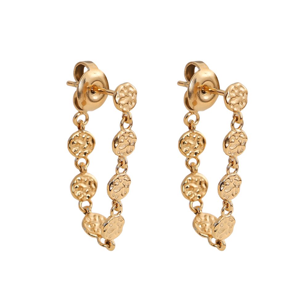 Golden Drop Ohrstecker – 14K vergoldet