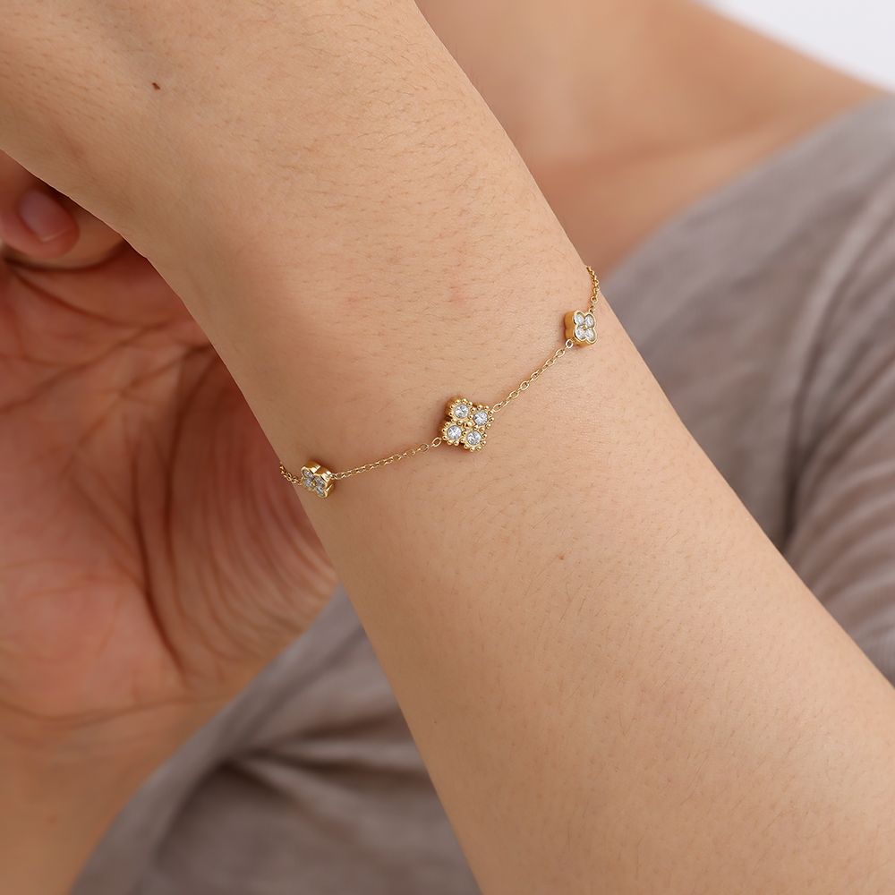 Aura Bloom 14K vergoldet