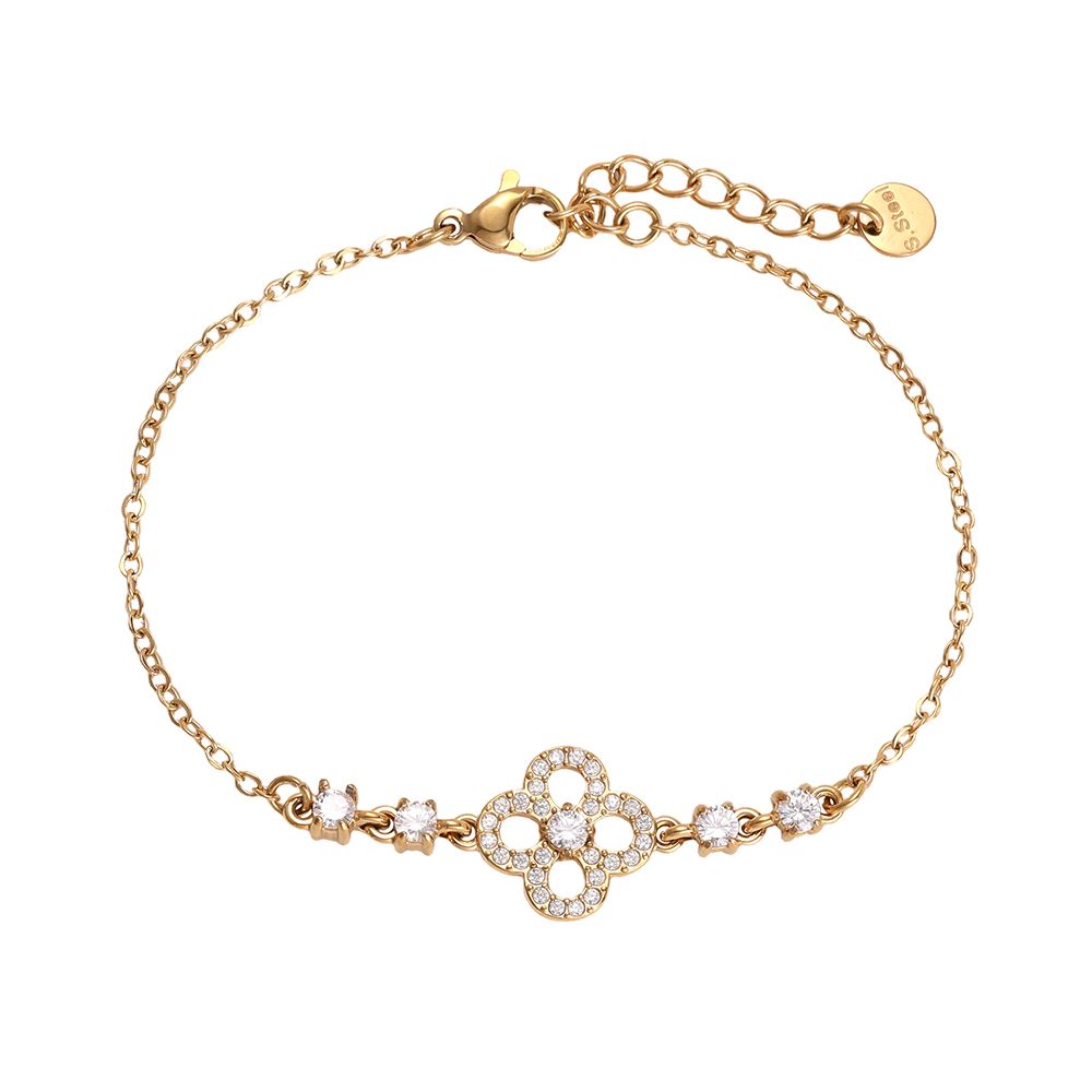 Lucky Luxe Armband – 14K vergoldet
