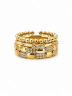 Aurora Twist Ring 14K vergoldet