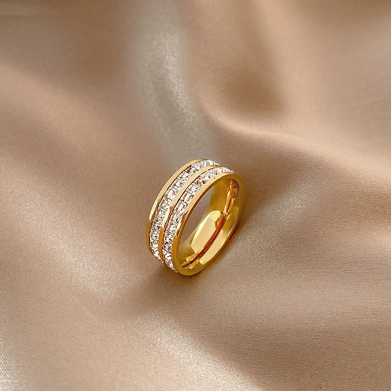 Trinity Luxe Ring 18K vergoldet