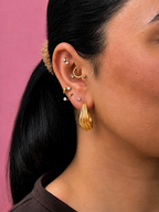 Flow Hoops 14K vergoldet
