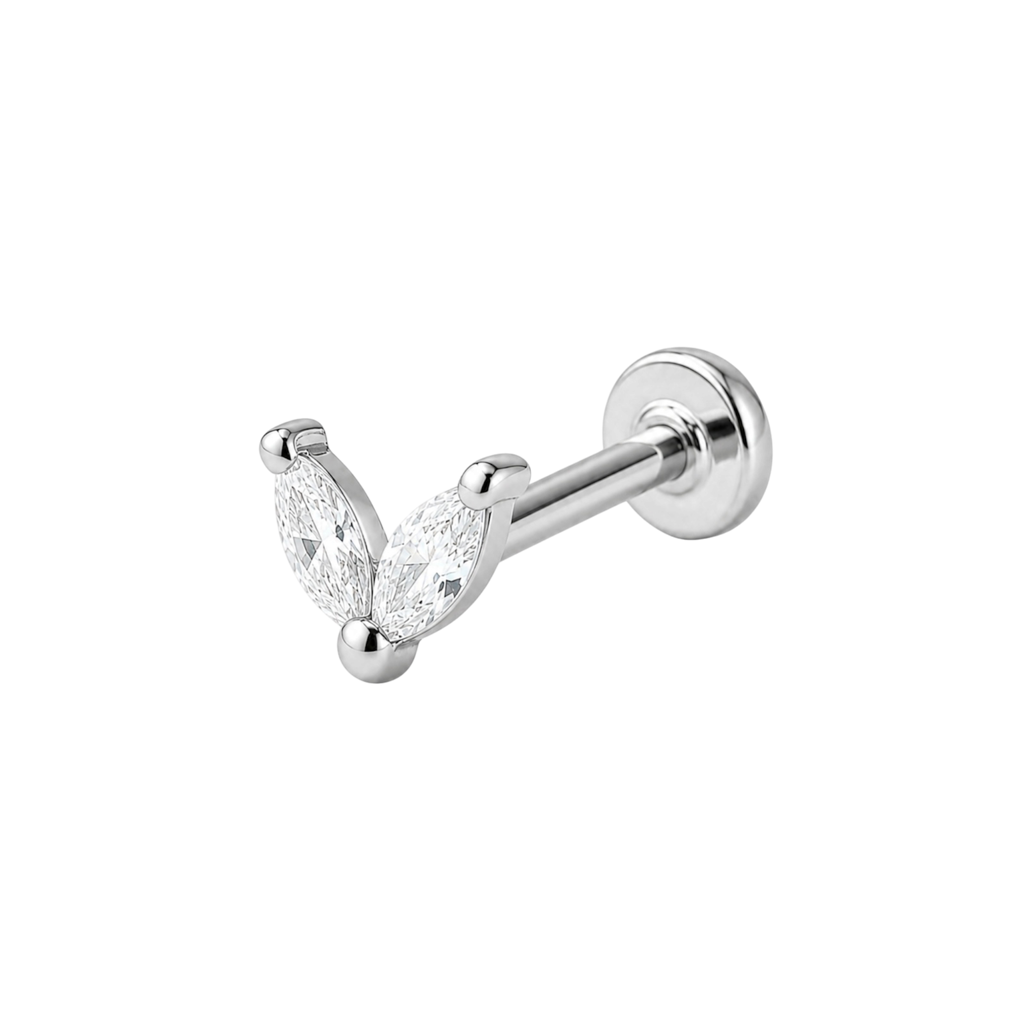 Luna Leaf Piercing - Titan