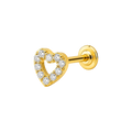 Crystal Heart Piercing - Titan