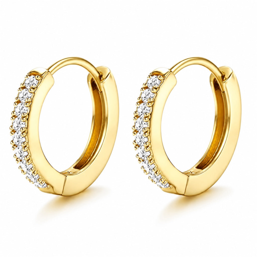 Lumi Hoops Ohrringe 14K vergoldet