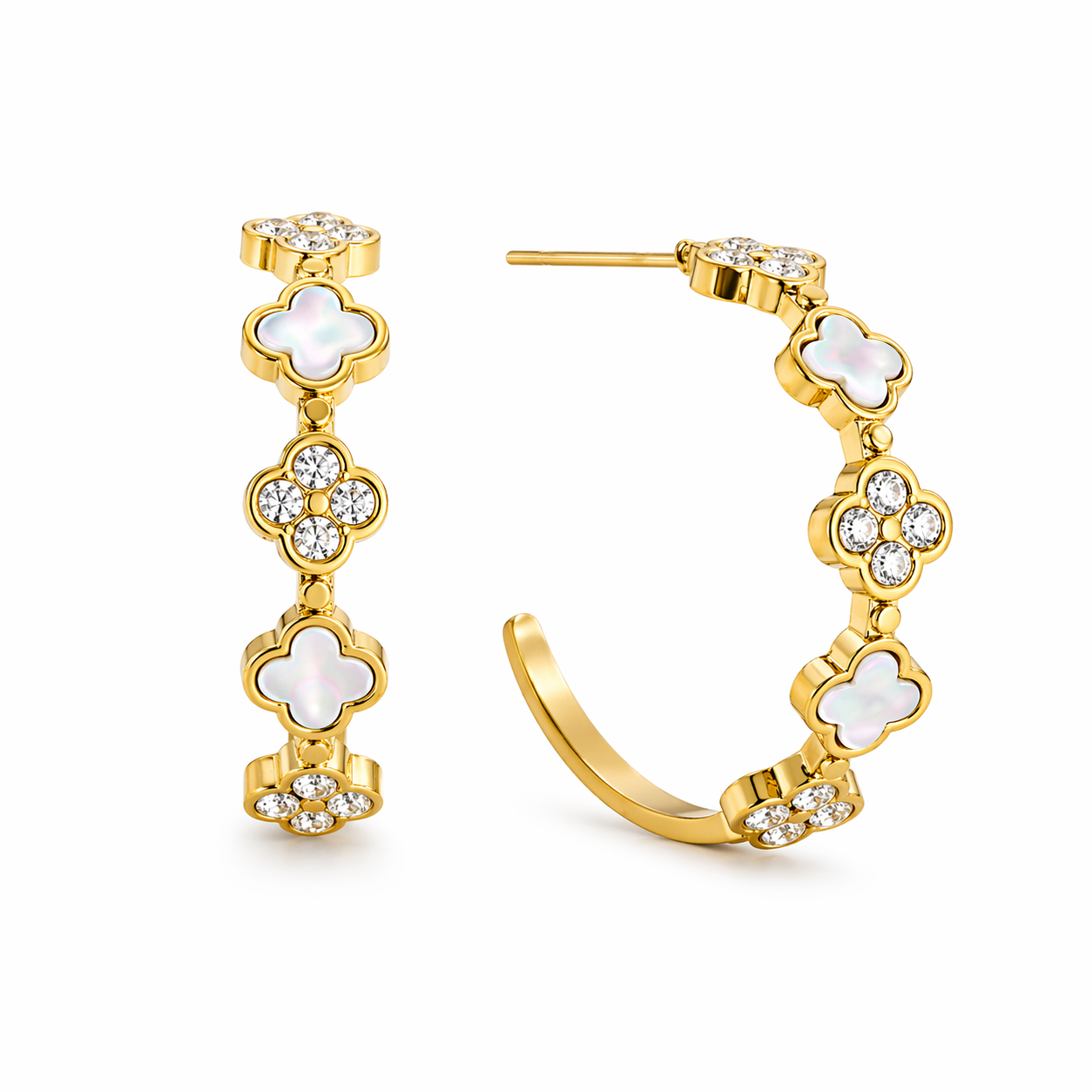 Lucky Clover Luxe 14K vergoldet