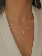 Crystal Queen Necklace 14K vergoldet