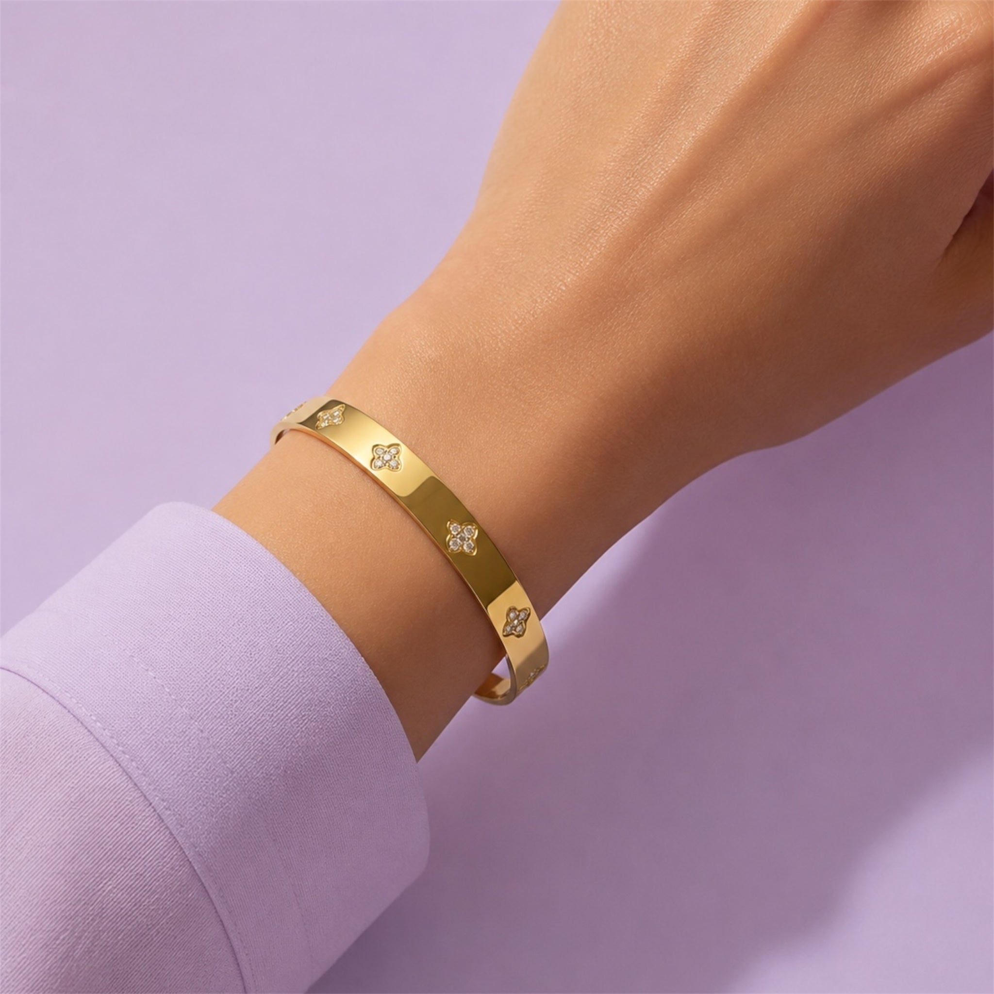 Lucky Royal Bracelet 18K vergoldet