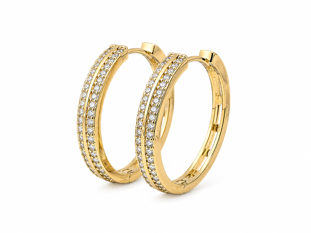 Luna Luxe Ohrringe 18K vergoldet