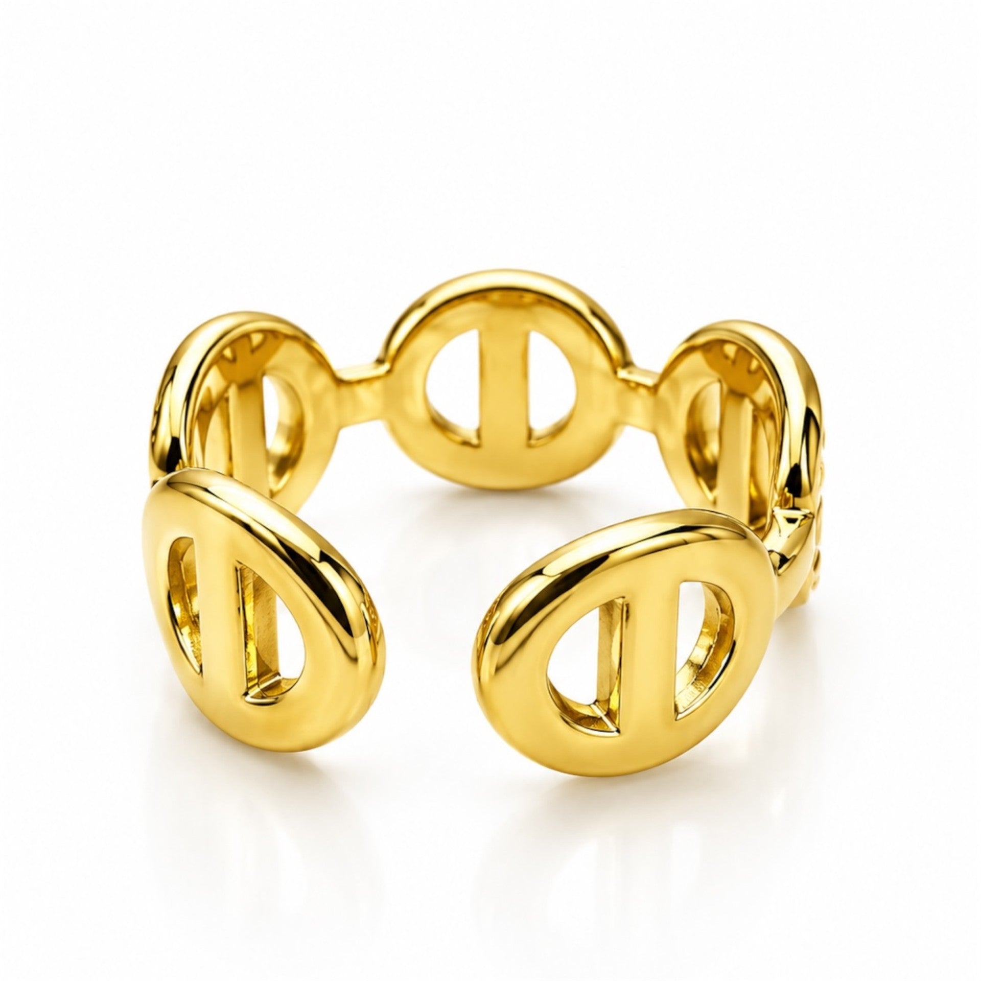Lucky Leaf Luxe Ring 14K Gold Plated