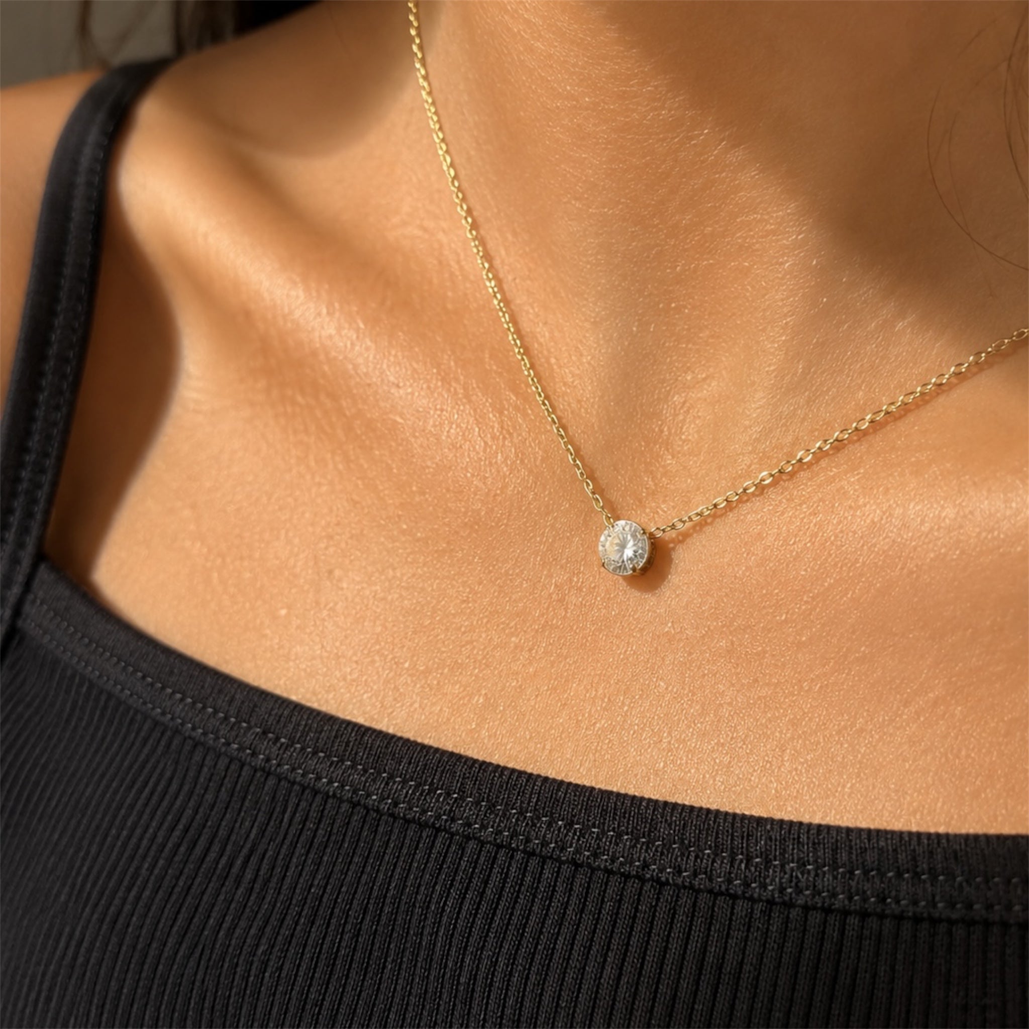 Luna Spark Kette - 14K vergoldet