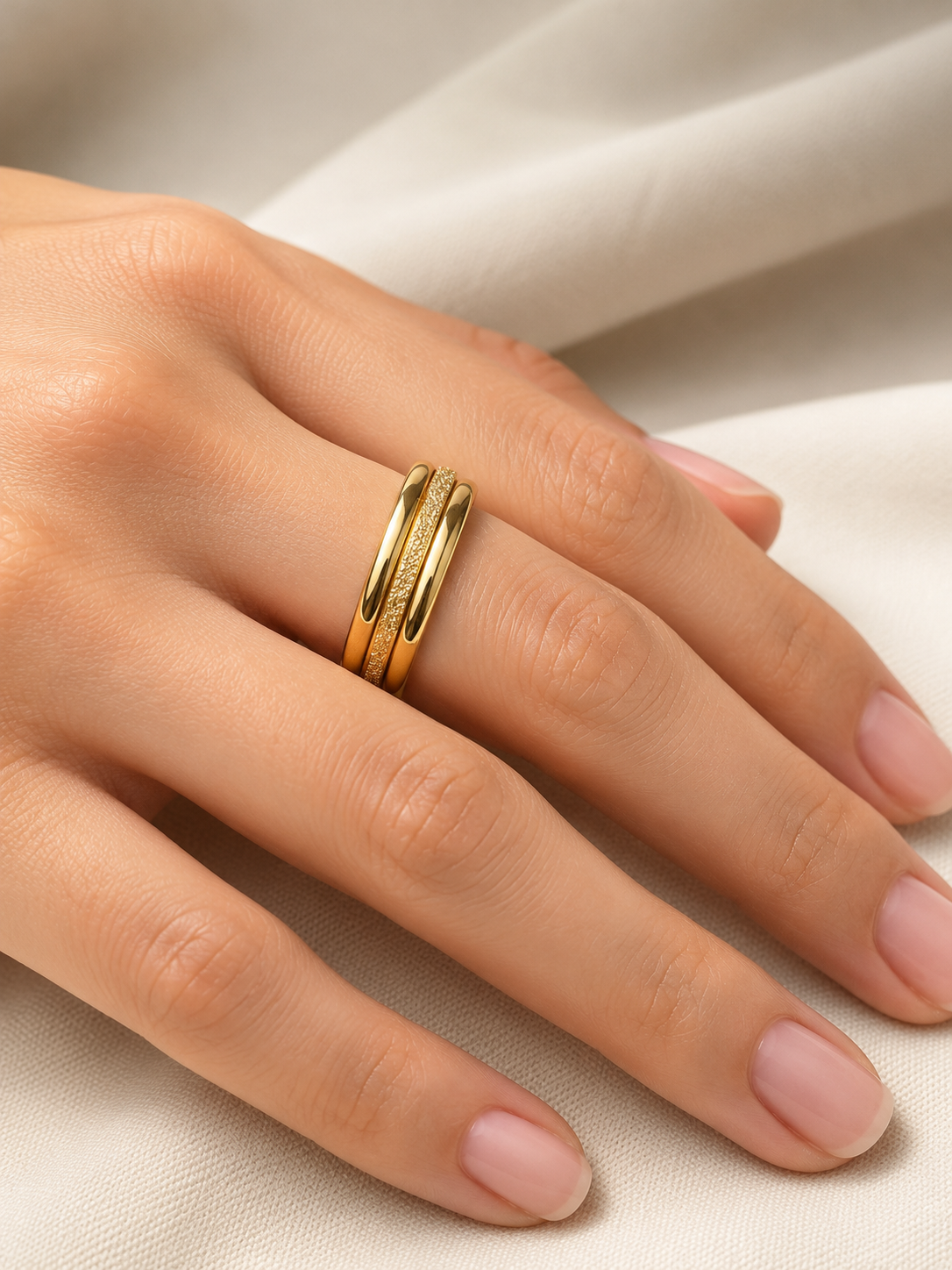 Solera Luxe Ring 18K vergoldet