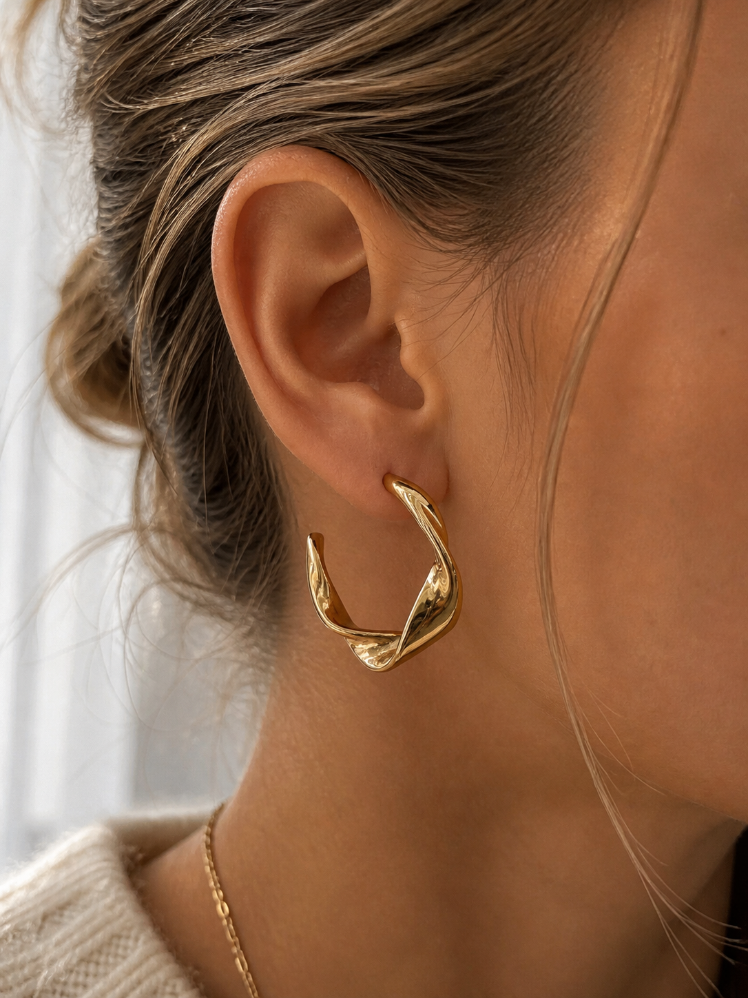 Aura Twist 14K vergoldet