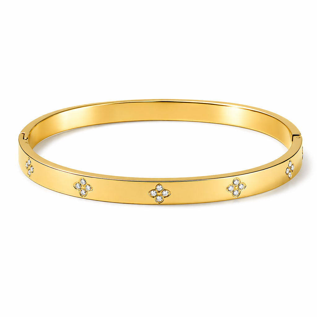 Aura Glow Bangle 14K Gold Plated