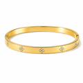 Aura Glow Bangle 14K Gold Plated