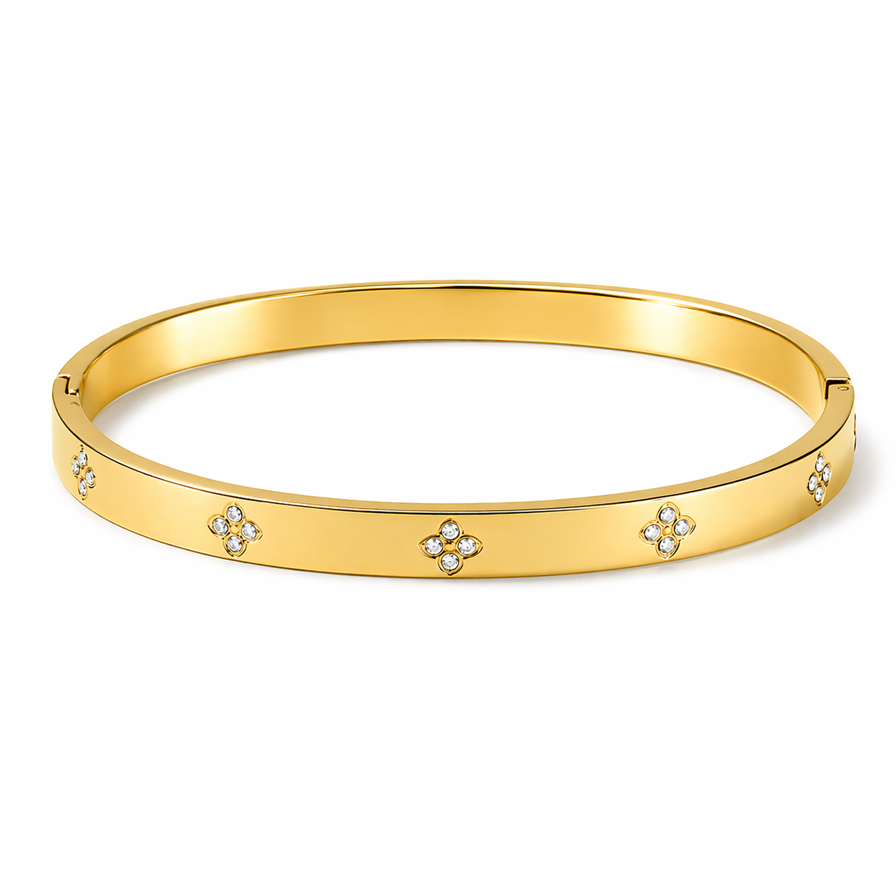 Aura Glow Bangle 14K vergoldet