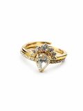 Pave Diamond Ring 14K vergoldet