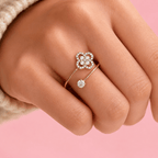 Lucky Leaf Luxe Ring 14K vergoldet