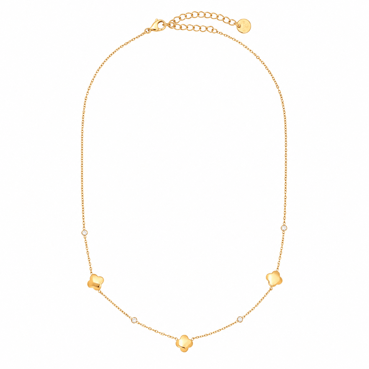 Trinity Glow Kette 14K