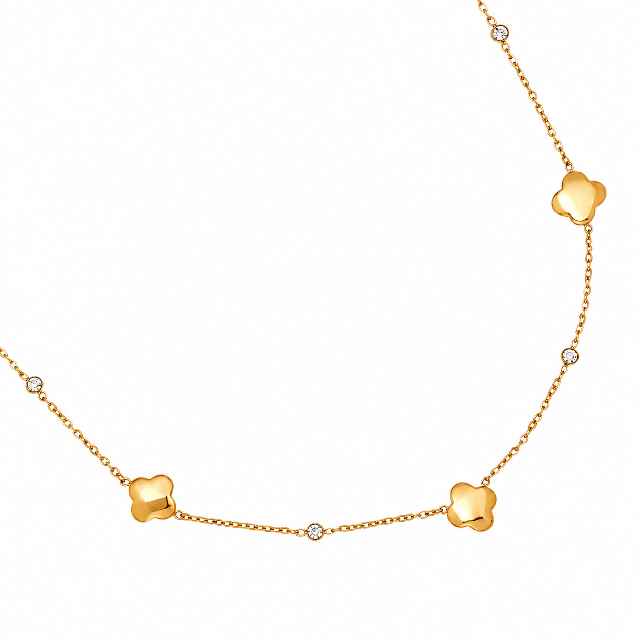 Trinity Glow Kette 14K