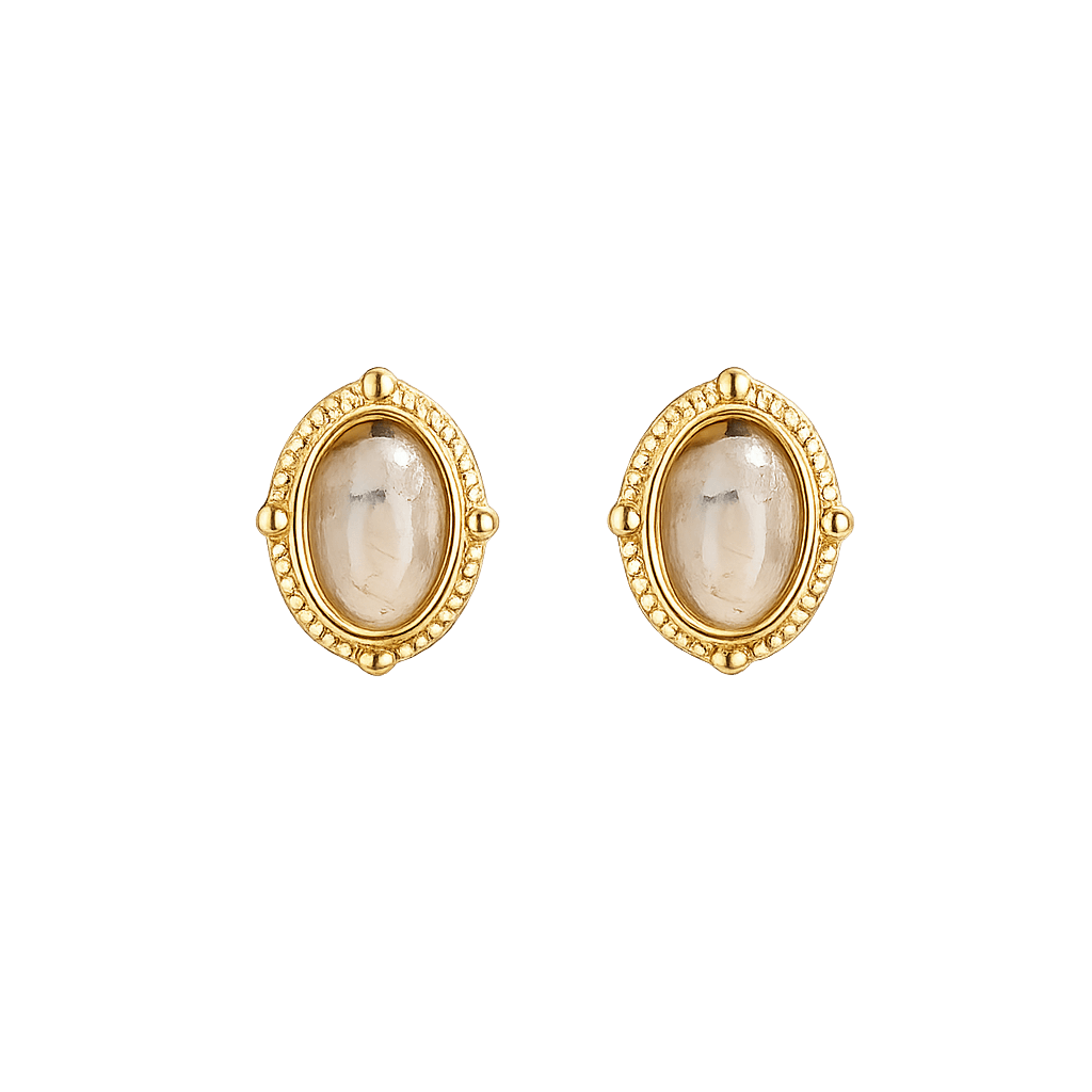 Terra Stone Ohrstecker 14K Vergoldet