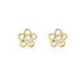 Petite Fleur Ohrstecker 14K Vergoldet