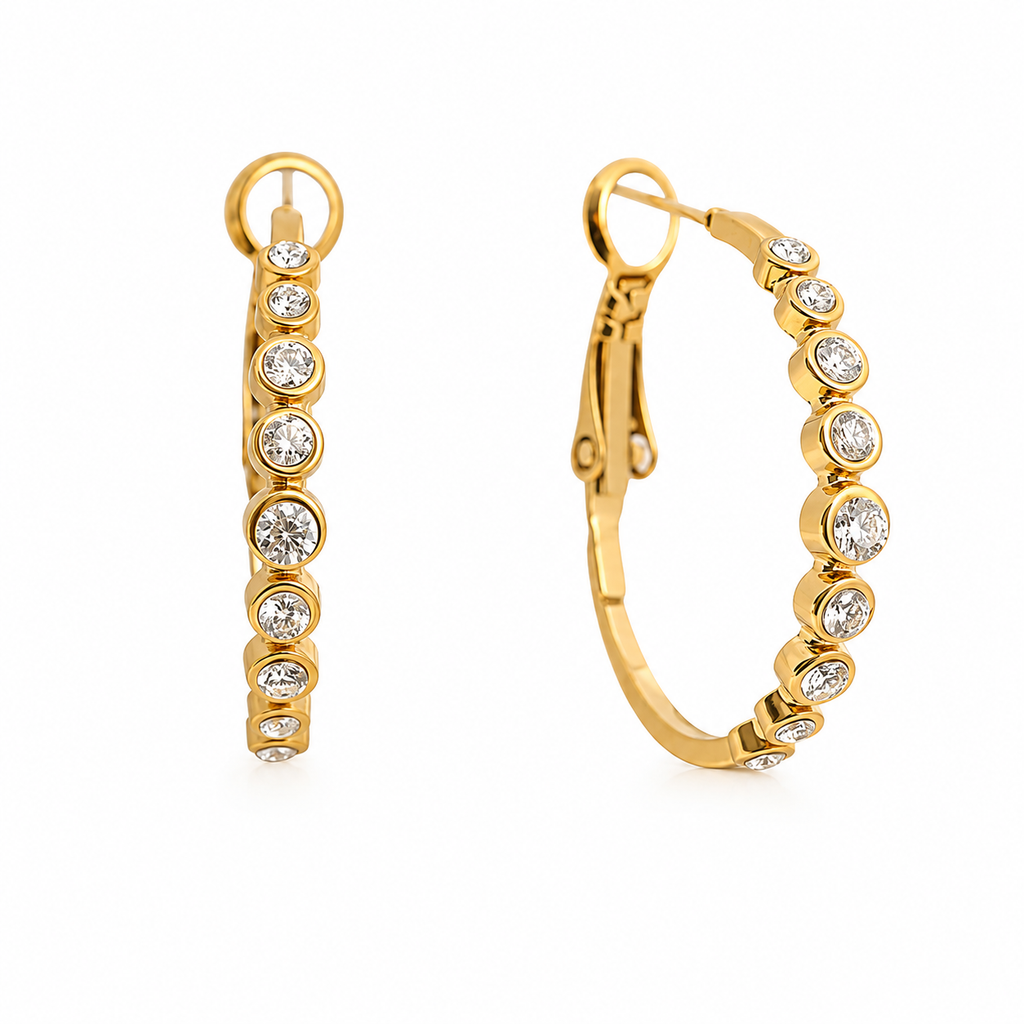 Liora Shine Hoops 14K vergoldet