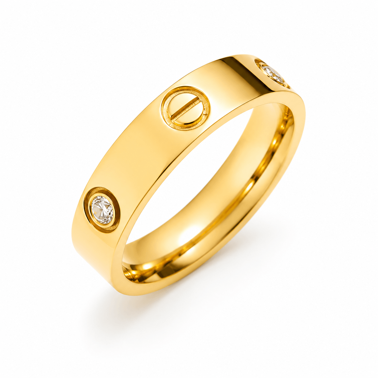 Timeless Luxe Ring 18K vergoldet