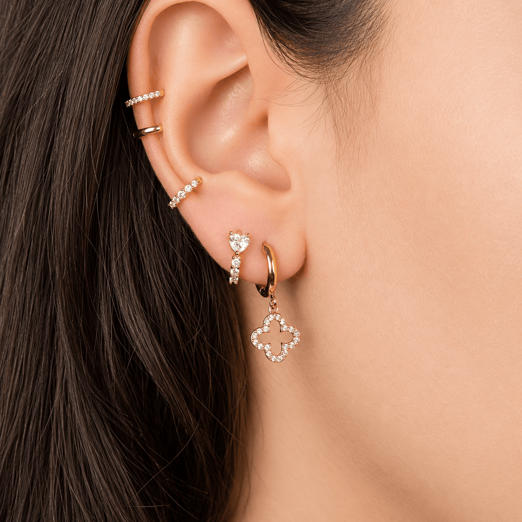 Lucky Clover Luxe 14K vergoldet