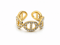 Pave Luxe Ring 14K vergoldet
