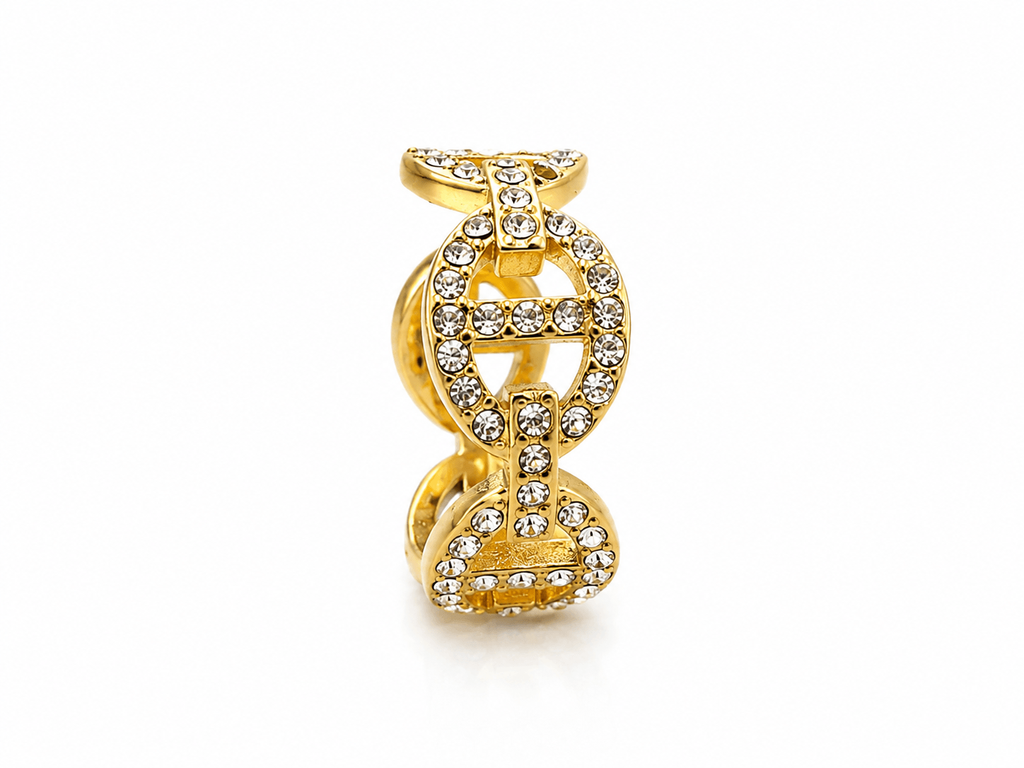 Pave Luxe Ring 14K vergoldet