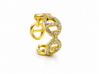 Pave Luxe Ring 14K vergoldet