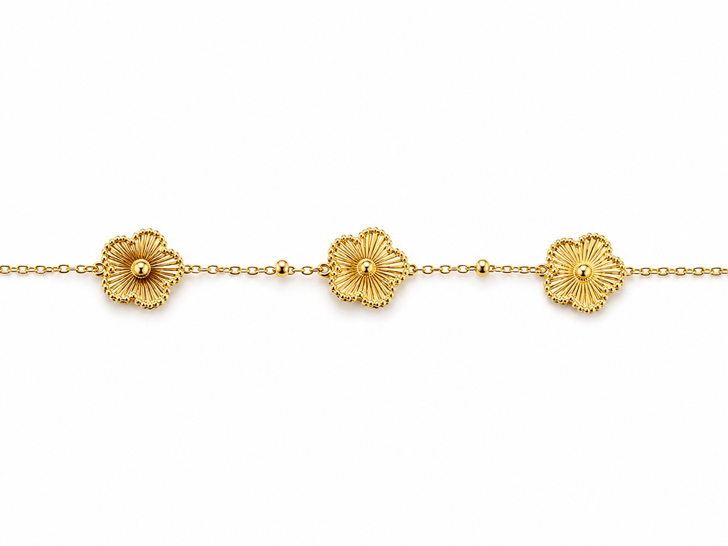 Golden Lucky Leaf Luxe Armband