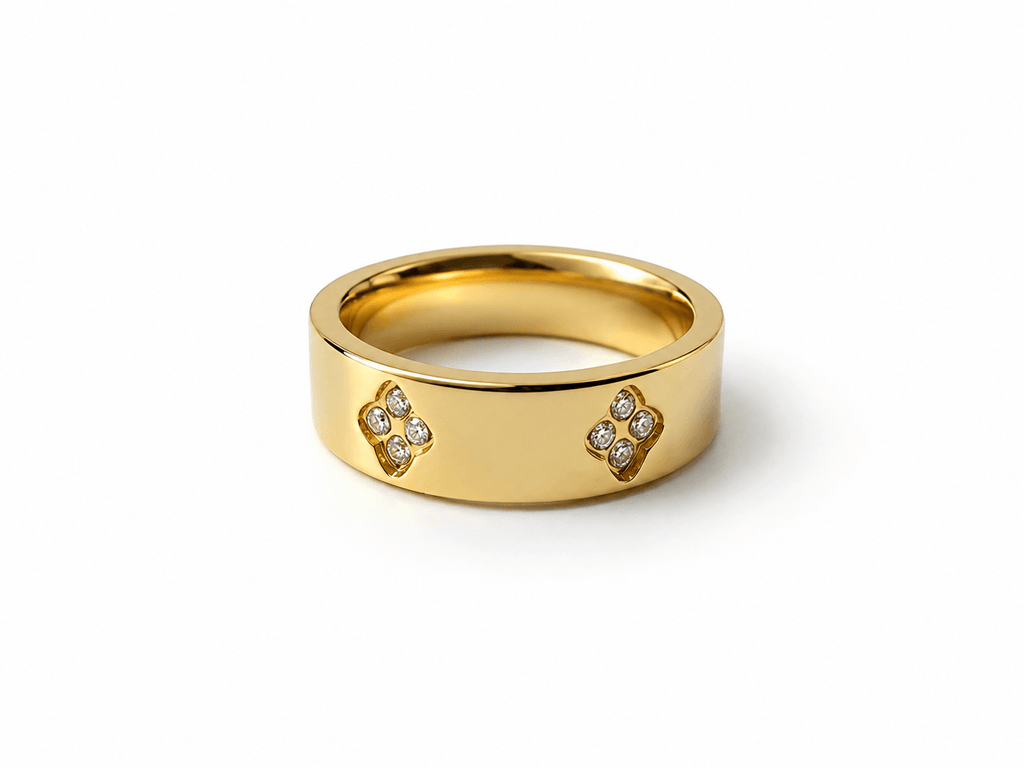 Lucky Glow Ring Edelstahl