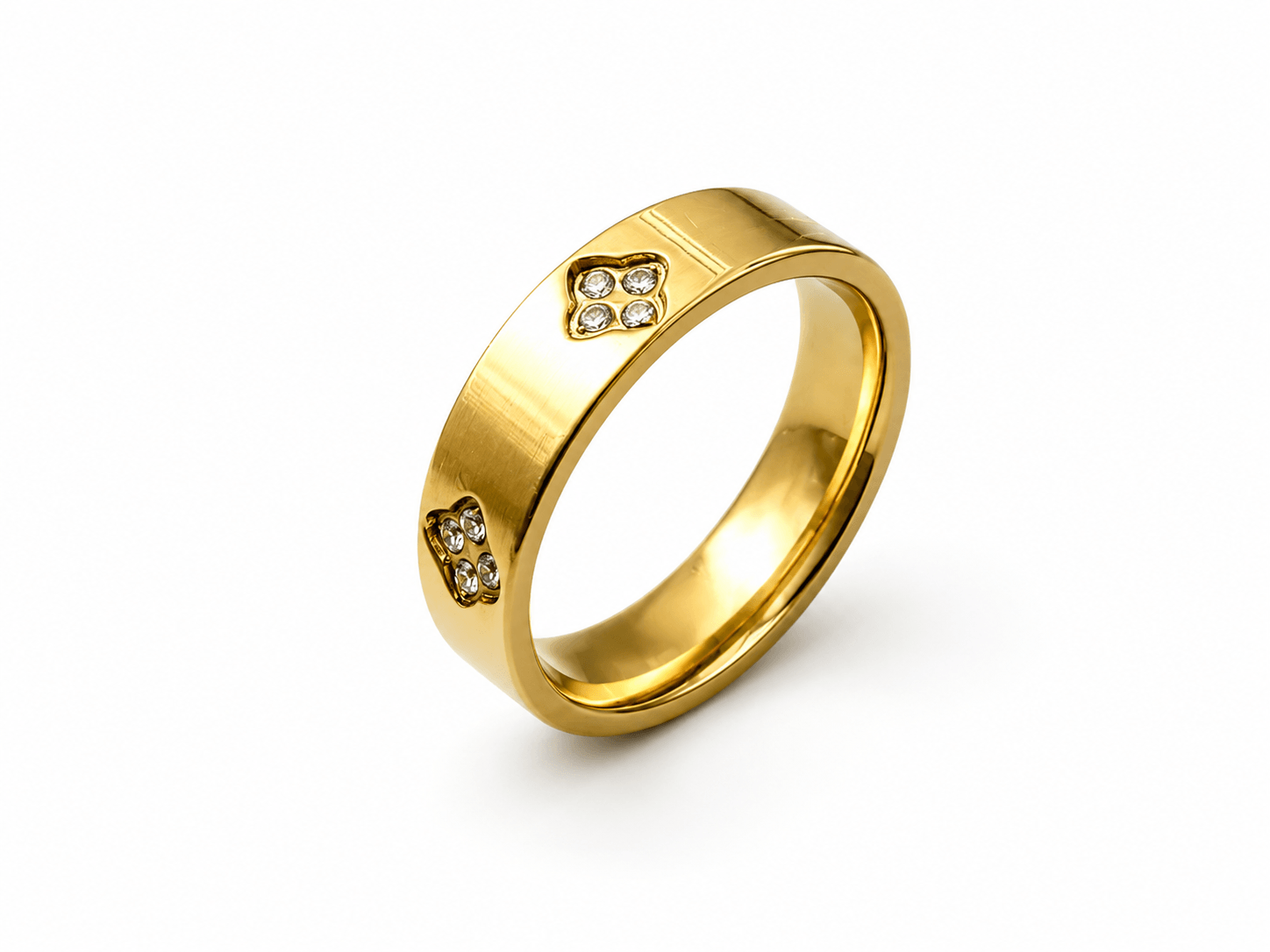 Lucky Glow Ring Edelstahl