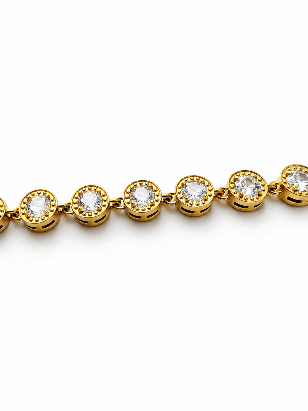 Crystal Luxe Armband 14K vergoldet