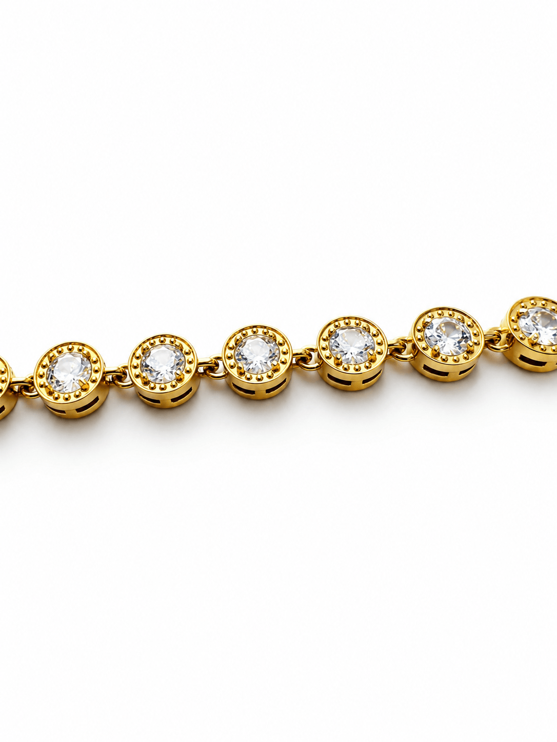 Crystal Luxe Armband 14K vergoldet