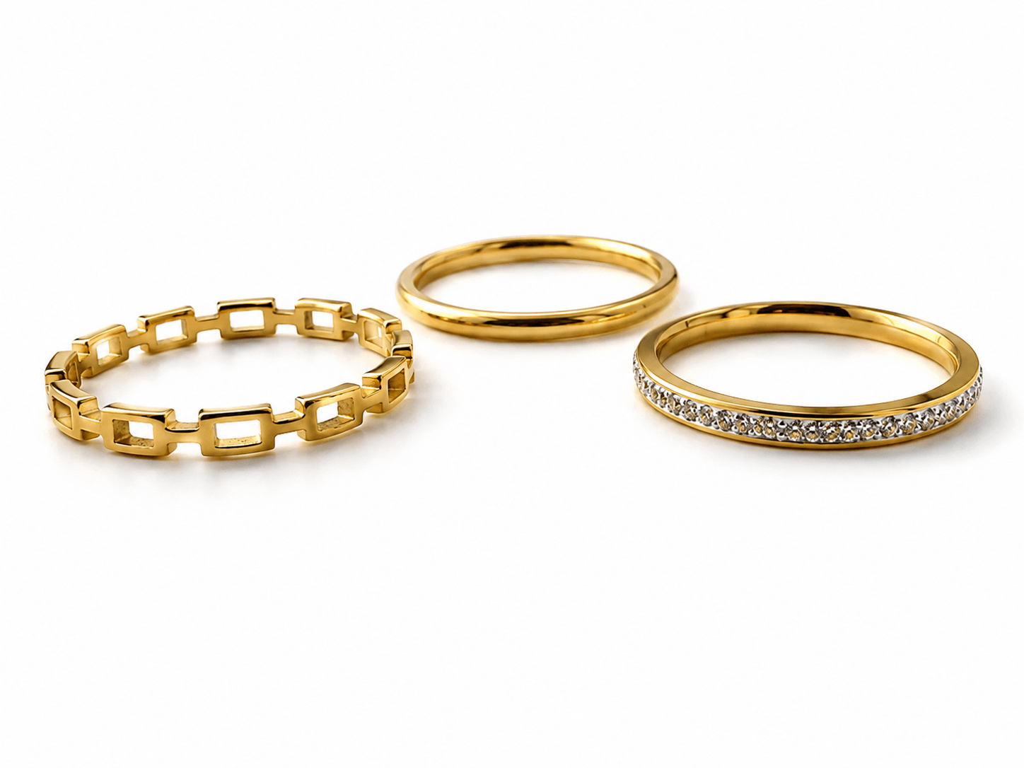Luxe Chain Ring 14K vergoldet