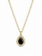 Midnight Drop Necklace 14K vergoldet