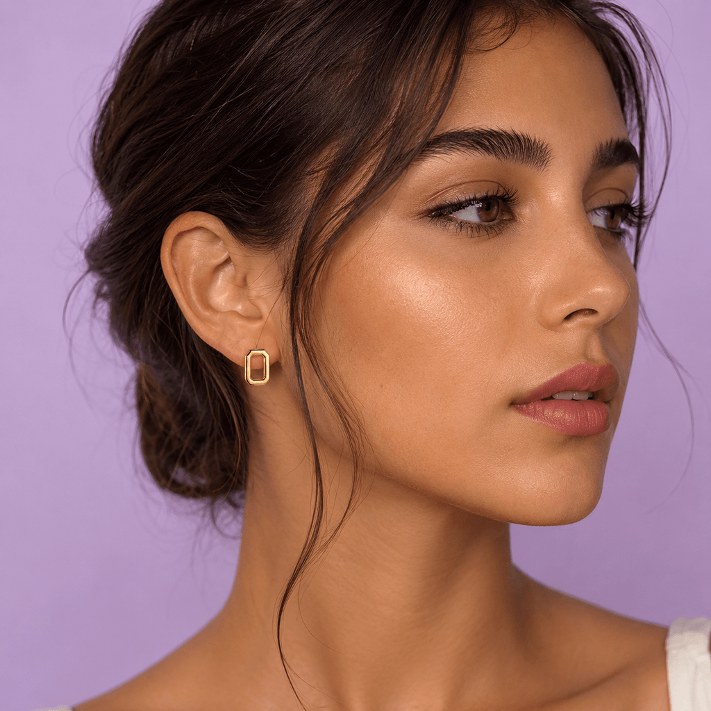 Celine Ohrrstecker 14K Vergoldet