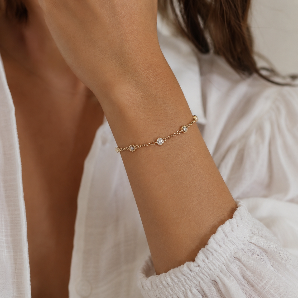 Liora Luxe Bracelet 14K vergoldet