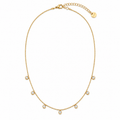 Celeste Drop Necklace 14K vergoldet