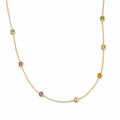Pastel Spark Necklace 14K vergoldet