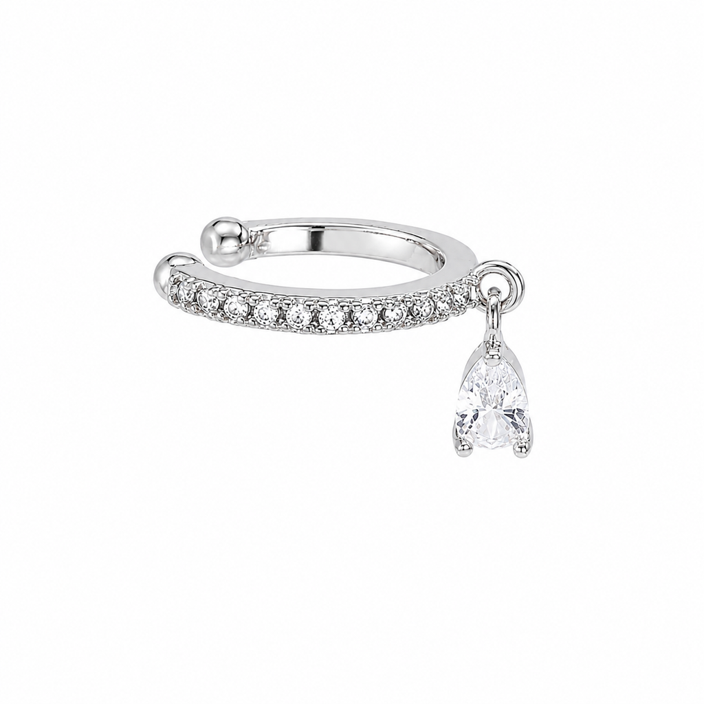 Golden Teardrop Ear Cuff 14K gold-plated