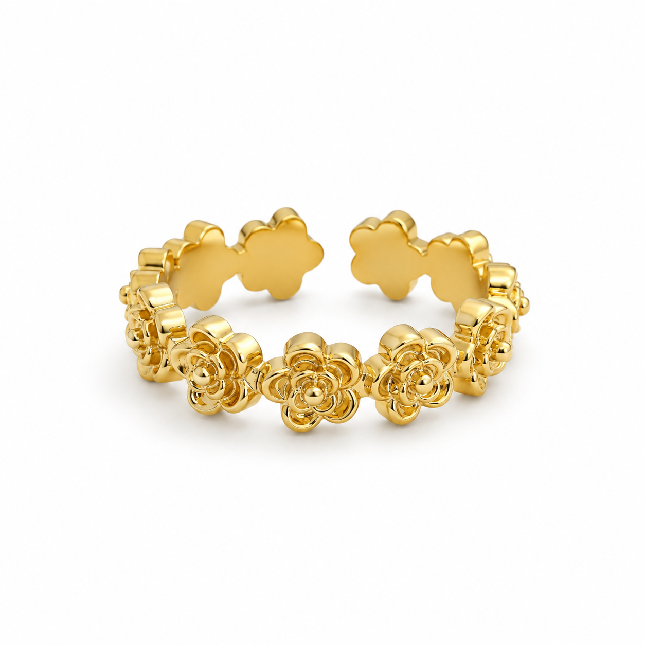 Golden Rose Ring 14K vergoldet