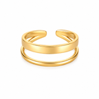 Golden Layer Ring 14K vergoldet
